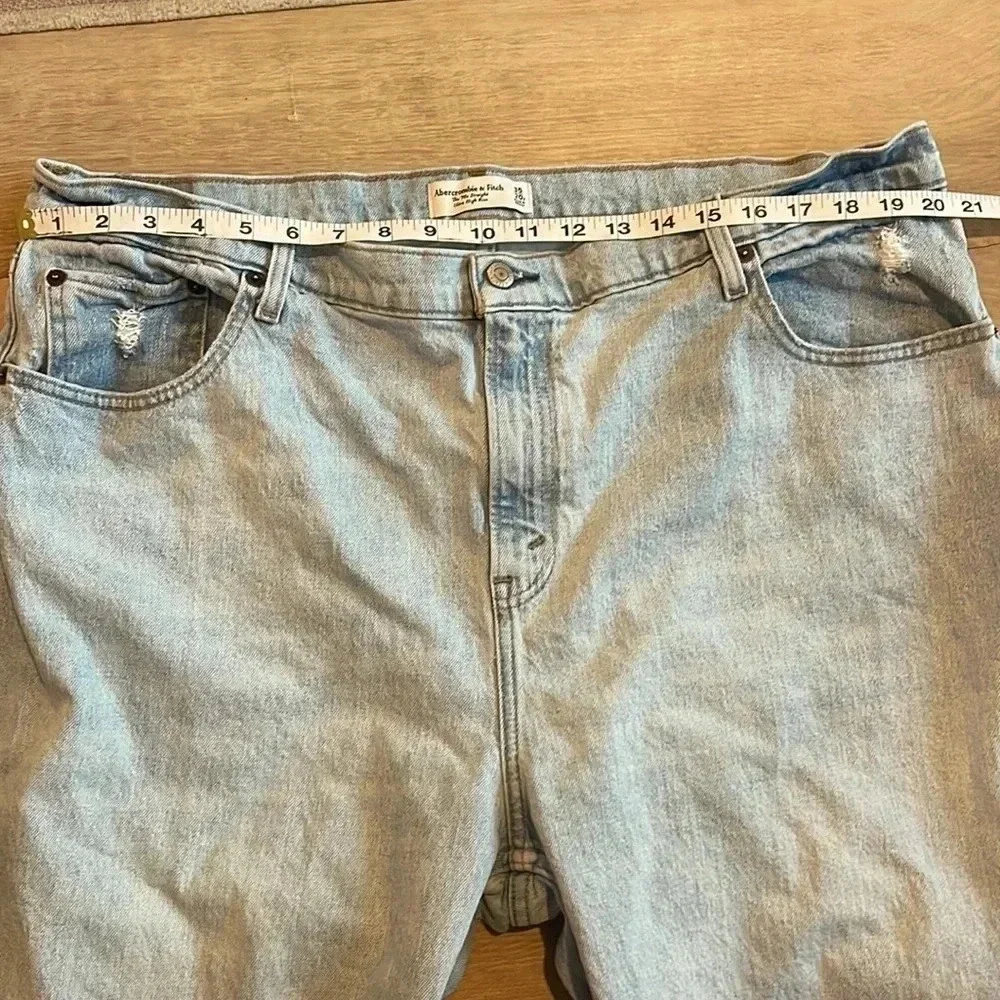 Abercrombie and Fitch Curve Love The 90s Straight Ultra High Rise 35/20S - Picture 3 of 8